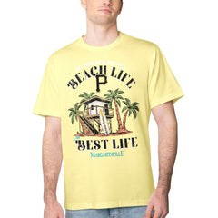 Pittsburgh Pirates Margaritaville Beach Hut Graphic T-Shirt Yellow