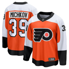 Matvei Michkov Philadelphia Flyers Fanatics Home Premier Breakaway Player Jersey Orange