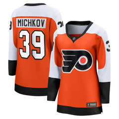 Matvei Michkov Philadelphia Flyers Fanatics Women's Home Breakaway Jersey Orange