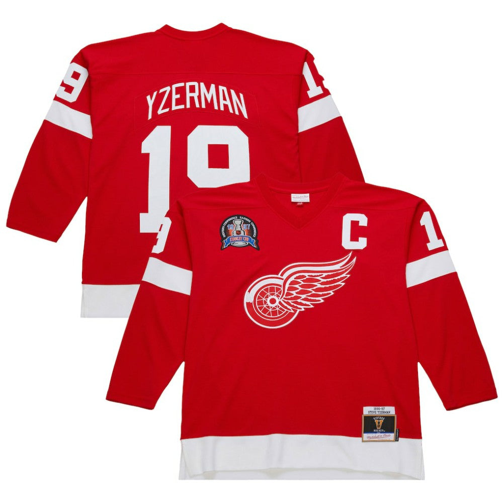 Steve Yzerman Detroit Red Wings 1996-97 Power Play Jersey Scarlet