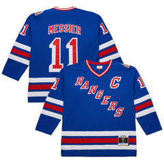 Mark Messier New York Rangers 1993-94 Power Play Jersey Royal