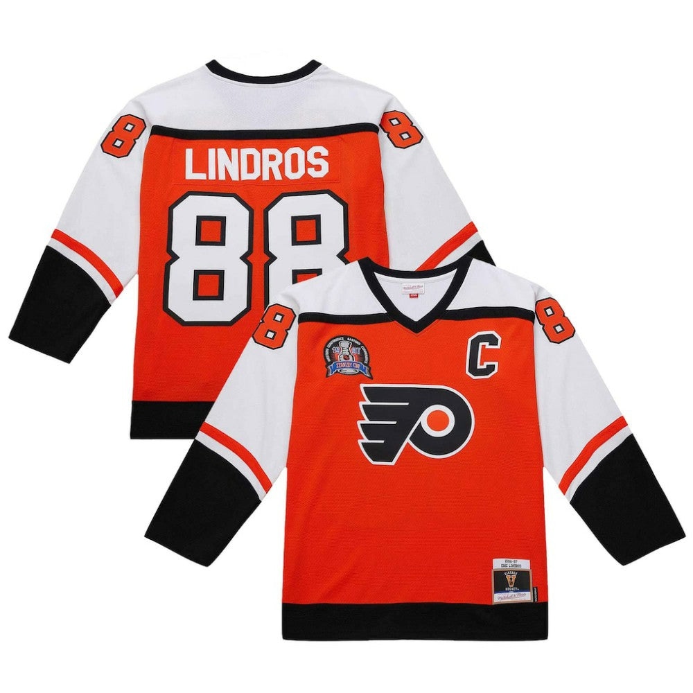 Eric Lindros Philadelphia Flyers 1996-97 Power Play Jersey Orange