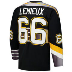 Mario Lemieux Pittsburgh Penguins 1996-97 Power Play Jersey Black