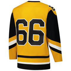 Mario Lemieux Pittsburgh Penguins 1984-85 Power Play Jersey Gold