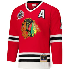 Chris Chelios Chicago Blackhawks 1991-92 Power Play Jersey Red