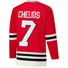 Chris Chelios Chicago Blackhawks 1991-92 Power Play Jersey Red