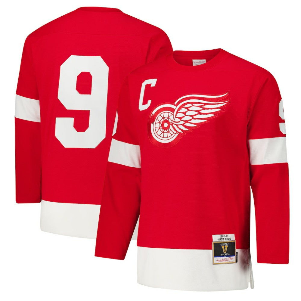Gordie Howe Detroit Red Wings 1960-61 Power Play Jersey Red