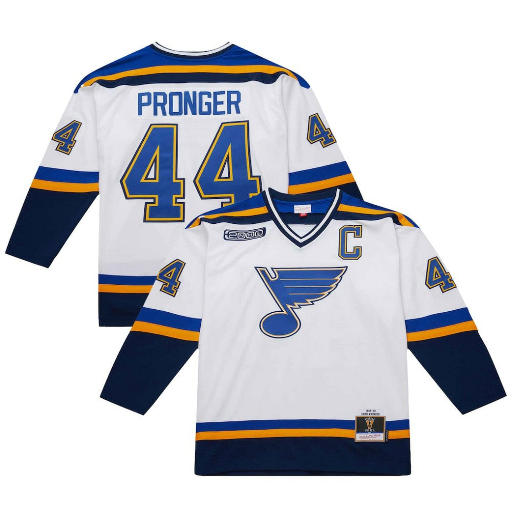 Chris Pronger St. Louis Blues 1999-00 Power Play Jersey White