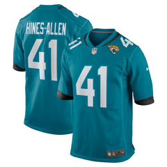 Josh Hines-Allen Jacksonville Jaguars Player Game Jersey - Teal