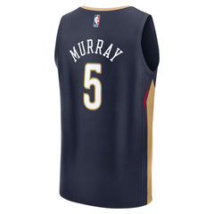 Dejounte Murray New Orleans Pelicans Fast Break Replica Player Jersey - Icon Edition - Navy
