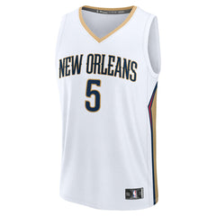 Dejounte Murray New Orleans Pelicans Youth Fast Break Replica Player Jersey - Association - White Edition