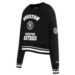 Houston Astros Pro Standard Women's Pearl Cropped Pullover Sweatshirt
Black