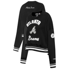 Atlanta Braves Pro Standard Women's Pearl Cropped Pullover Sweatshirt
Black
