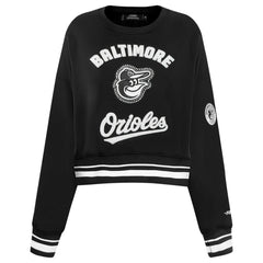 Baltimore Orioles Pro Standard Women's Pearl Cropped Pullover Sweatshirt
Black