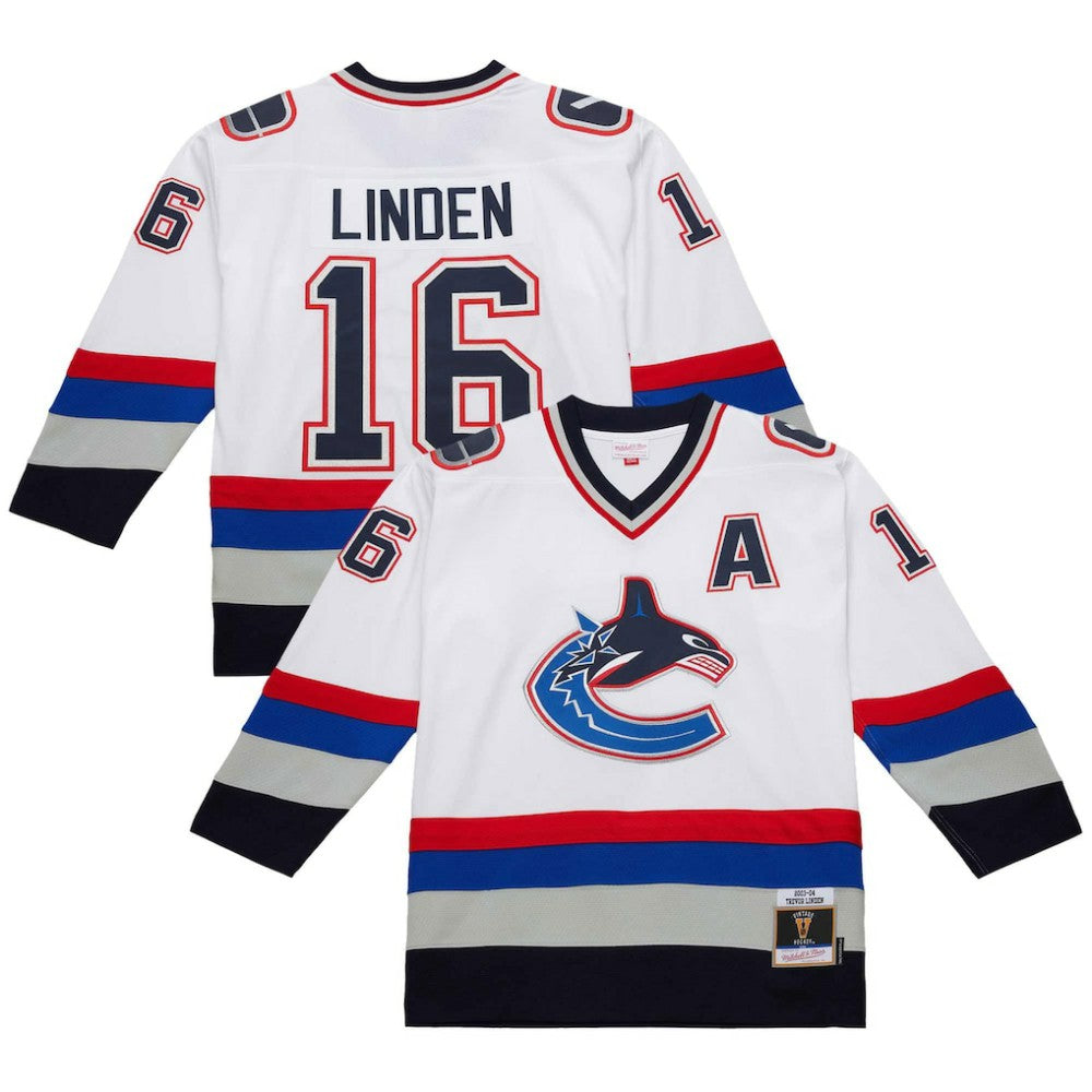 Trevor Linden Vancouver Canucks 2003-04 Power Play Jersey White