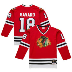Denis Savard Chicago Blackhawks 1980-81 Power Play Jersey Scarlet