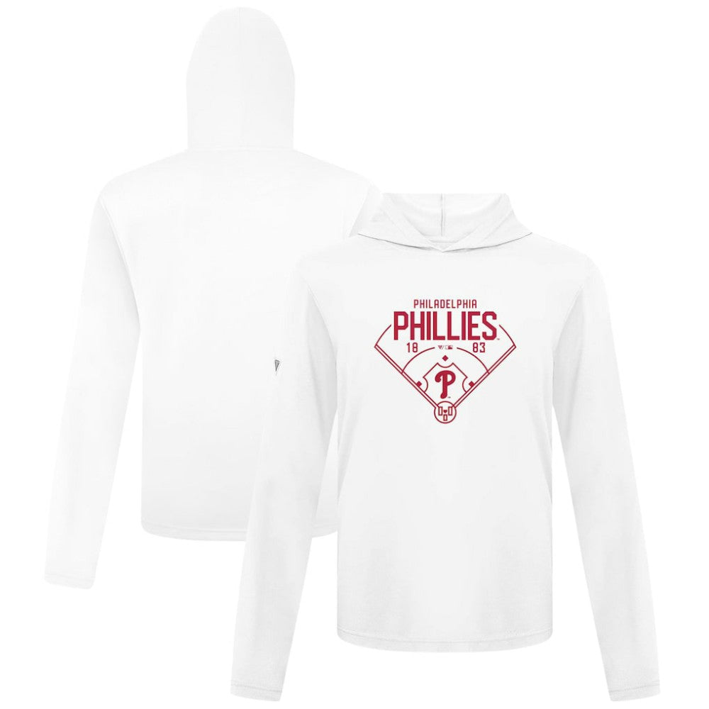 Philadelphia Phillies Levelwear Anthem Home Field Pullover Hoodie White
