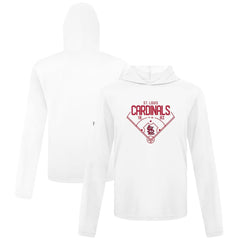 St. Louis Cardinals Levelwear Anthem Home Field Pullover Hoodie White