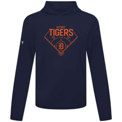 Detroit Tigers Levelwear Anthem Home Field Pullover Hoodie Navy
