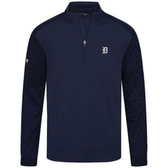 Detroit Tigers Levelwear Aztec Insignia 2.0 Quarter-Zip Pullover Top Navy