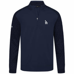 Los Angeles Dodgers Levelwear Aztec Insignia 2.0 Quarter-Zip Pullover Top Navy