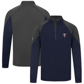 Minnesota Twins Levelwear Cadet Insignia 2.0 Raglan Quarter-Zip Jacket Navy