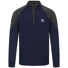 New York Yankees Levelwear Cadet Insignia 2.0 Raglan Quarter-Zip Jacket Navy