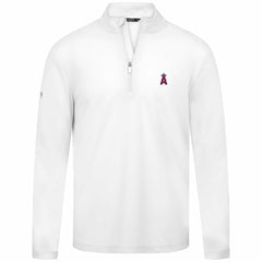 Los Angeles Angels Levelwear Heron Insignia 2.0 Quarter-Zip Jacket White