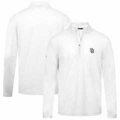 San Diego Padres Levelwear Heron Insignia 2.0 Quarter-Zip Jacket White