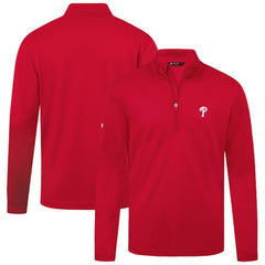 Philadelphia Phillies Levelwear Heron Insignia 2.0 Quarter-Zip Jacket Red
