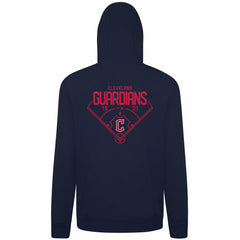 Cleveland Guardians Levelwear Podium Primary Pullover Hoodie Navy