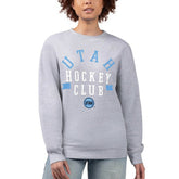 Utah Mammoth G-III 4Her by Carl Banks Women's Graphic Pullover Sweatshirt Heather Gray