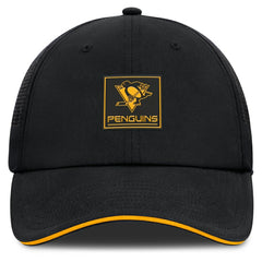 Pittsburgh Penguins Fanatics Driver Adjustable Hat Black