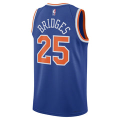 Mikal Bridges New York Knicks Unisex 2024 Offseason Addition Swingman Jersey - Blue