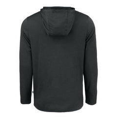 Miami Marlins Cutter & Buck Coastline Epic Comfort Recycled Eco Hoodie Long Sleeve T-Shirt Black