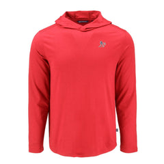 Athletics Cutter & Buck Coastline Epic Comfort Recycled Eco Hoodie Long Sleeve T-Shirt Red