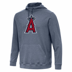 Los Angeles Angels Antigua Cloud Pullover Hoodie Heather Navy