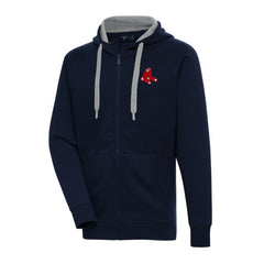 Boston Red Sox Antigua Big & Tall Victory Full-Zip Hoodie Jacket Navy