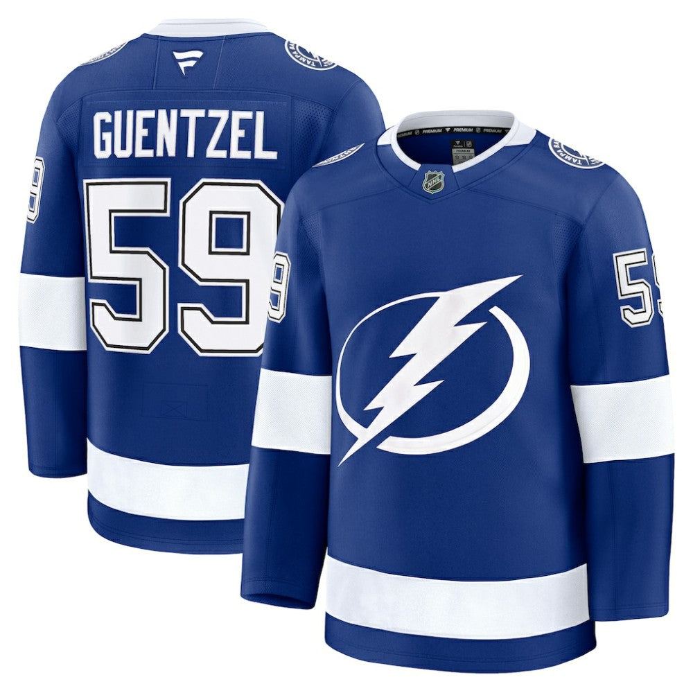 Jake Guentzel Tampa Bay Lightning Fanatics Home Premium Jersey Blue