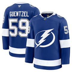 Jake Guentzel Tampa Bay Lightning Fanatics Home Premium Jersey Blue