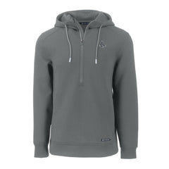 Boston Red Sox Cutter & Buck Roam Eco Recycled Half-Zip Pullover Hoodie Gray