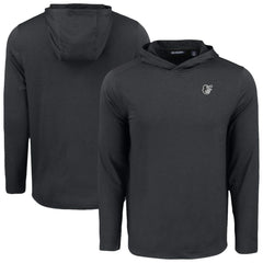 Baltimore Orioles Cutter & Buck Coastline Epic Comfort Eco Recycled Long Sleeve Hoodie T-Shirt Black