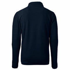 Cleveland Guardians Cutter & Buck Cascade Eco Fleece Quarter-Zip Jacket Navy