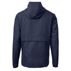 Boston Red Sox Cutter & Buck Charter Eco Recycled Anorak Half-Zip Hoodie Jacket Navy