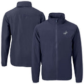 Los Angeles Dodgers Cutter & Buck Charter Eco Recycled Full-Zip Hoodie Jacket Navy