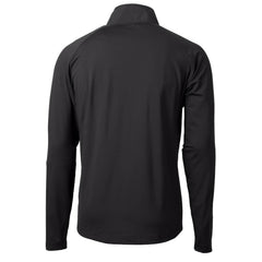 New York Yankees Cutter & Buck Adapt Eco Hybrid Raglan DryTec Quarter-Zip Jacket Black