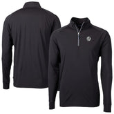 New York Yankees Cutter & Buck Adapt Eco Raglan Quarter-Zip Jacket Black