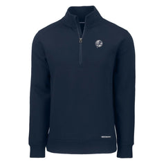 New York Yankees Cutter & Buck Roam Eco Quarter-Zip Jacket Navy