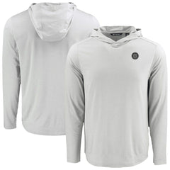 Seattle Mariners Cutter & Buck Coastline Epic Comfort Eco Recycled Hoodie T-Shirt Gray