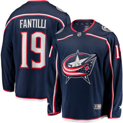Adam Fantilli Columbus Blue Jackets Fanatics Home Premier Breakaway Player Jersey Navy